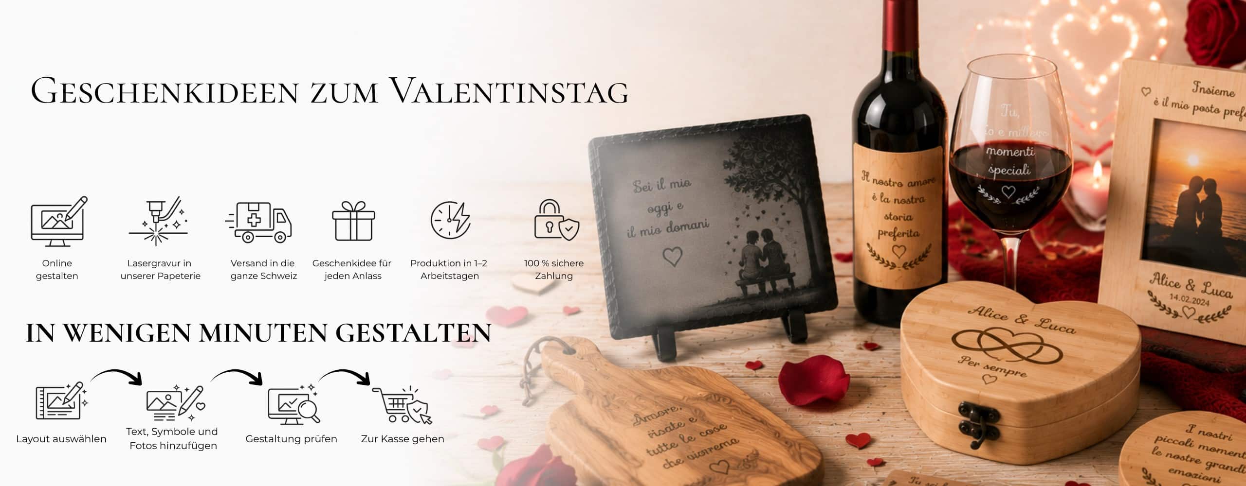Geschenkideen zum Valentinstag