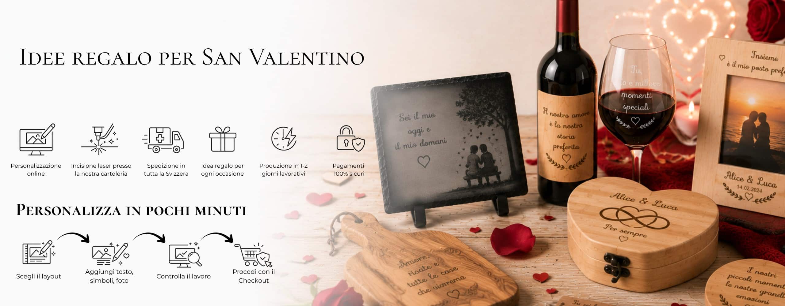 Banner della pagina Idee regalo per San Valentino
