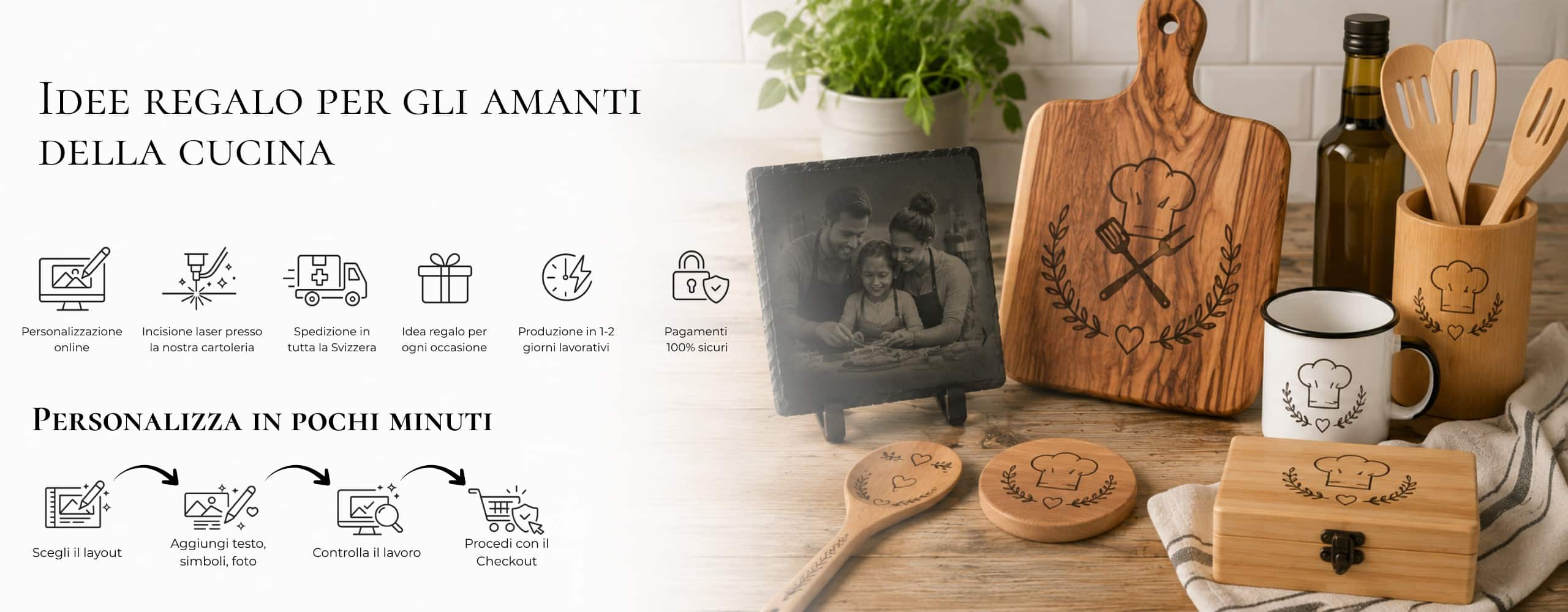 Banner della pagina Idee regalo per amanti della cucina