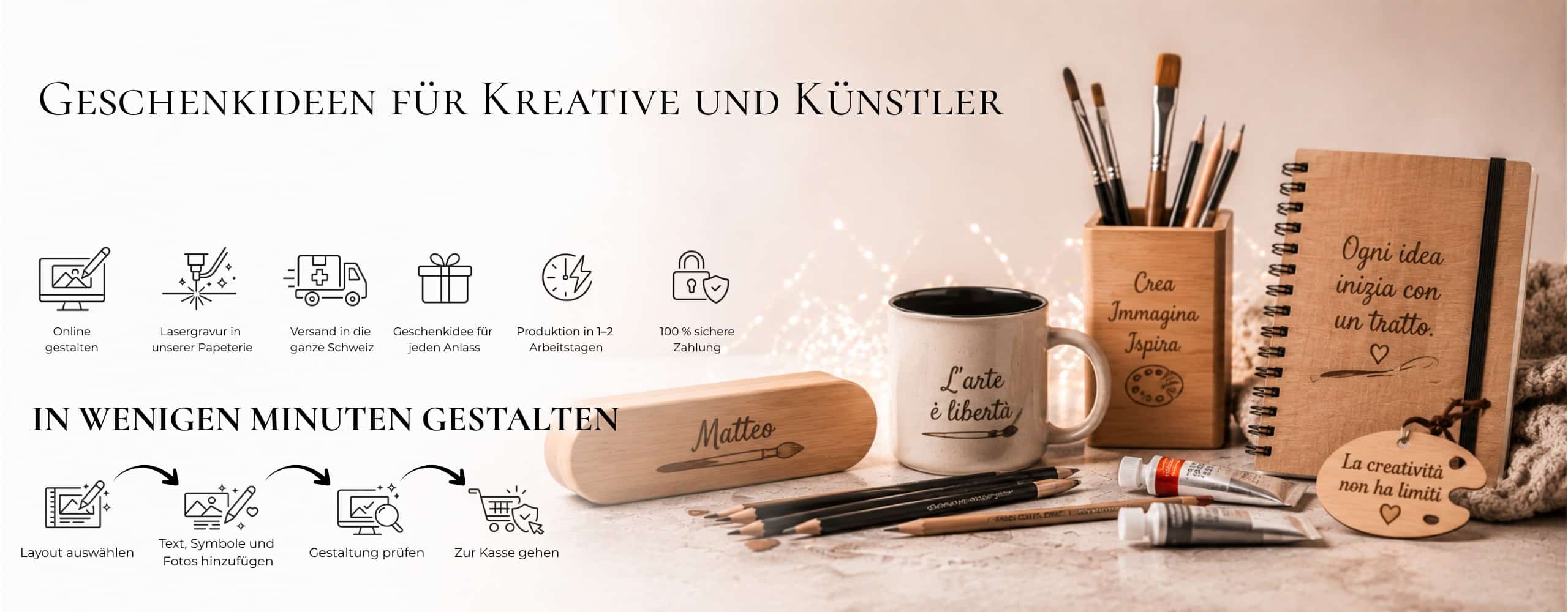 Geschenkideen für Kreative und Künstler