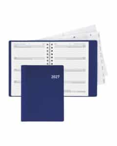 BIELLA Agenda Memento Wire-O 2027 858673050027U 1S/2P blu ML 10.1x14.2cm