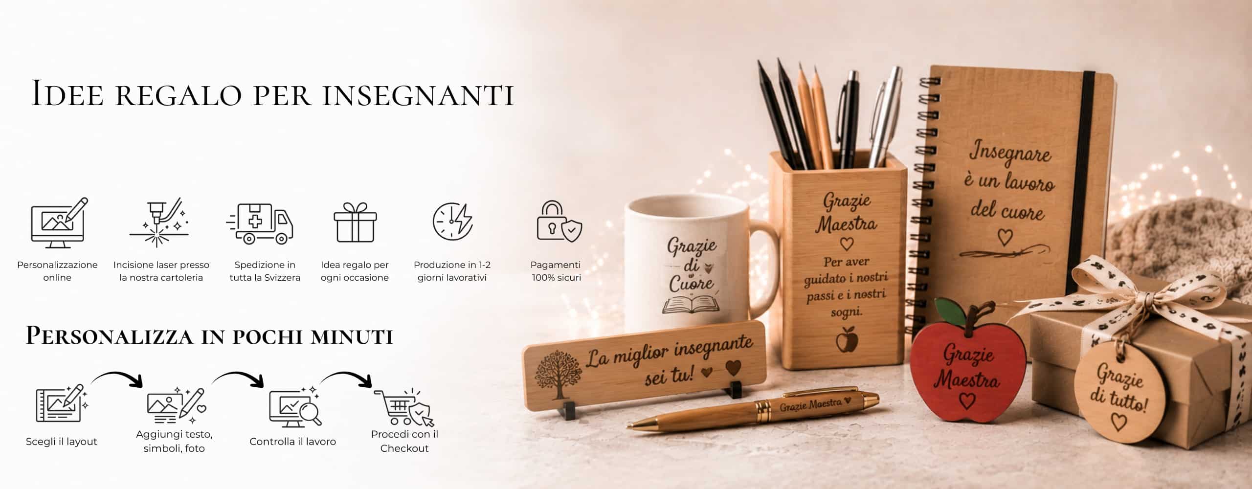 Banner della pagina Idee regalo per insegnanti