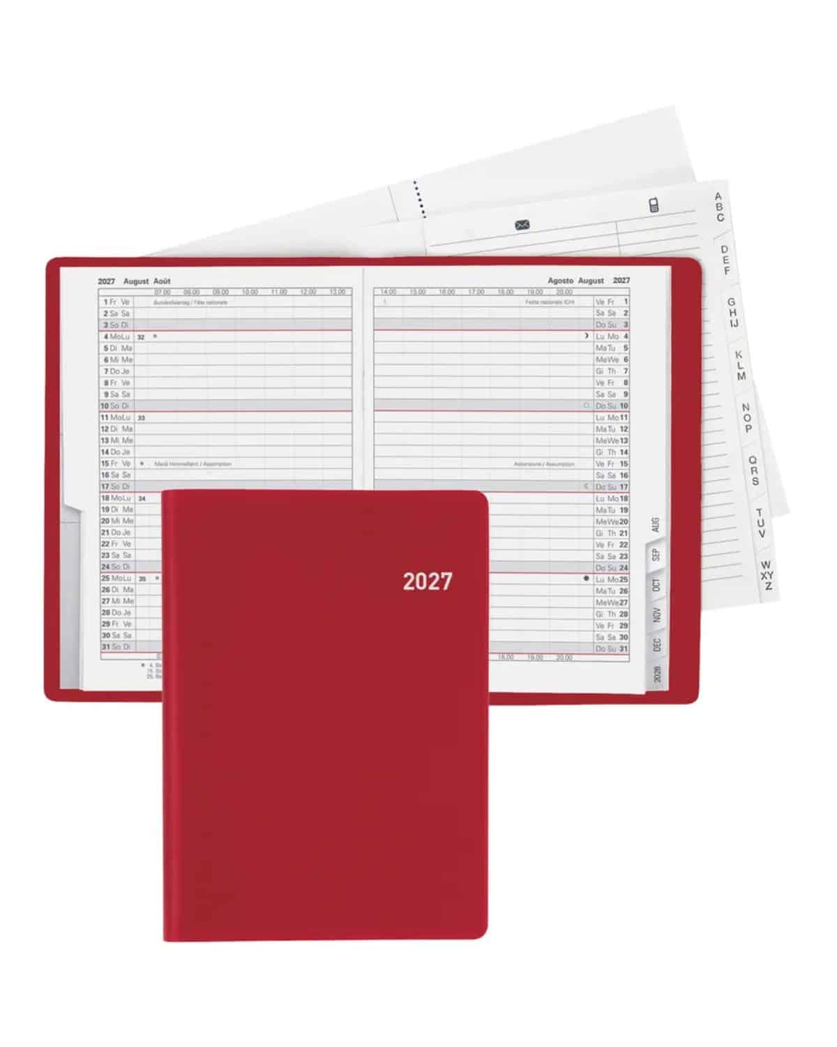 BIELLA Agenda Glasgow 2027 855312470027U 1M/2P rossovino ML 10x13.9cm