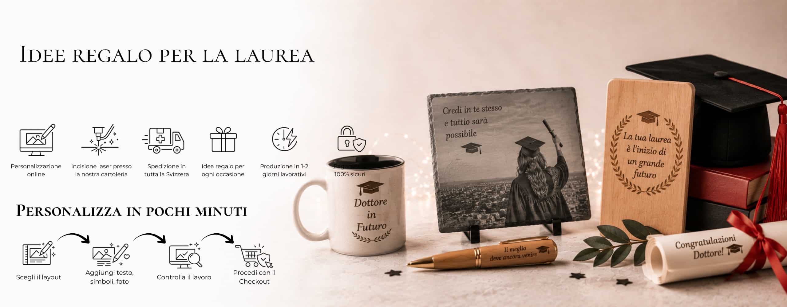 Banner della pagina Idee regalo per laurea
