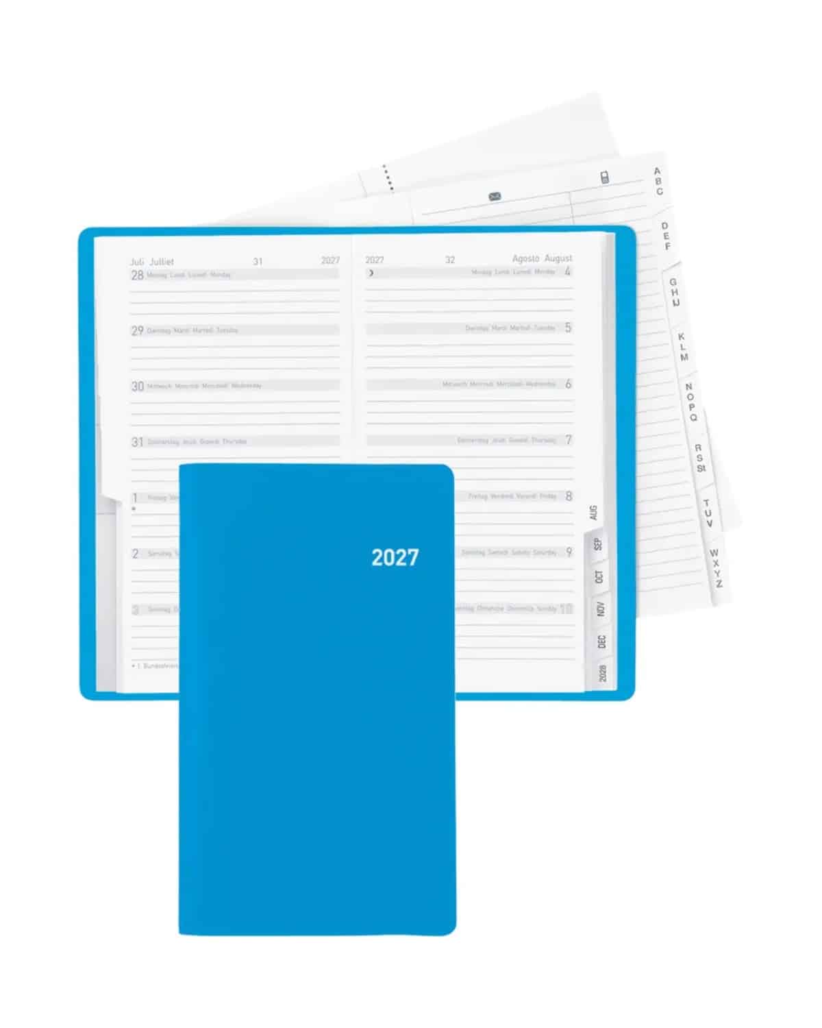 BIELLA Agenda Bern 2027 851572050027U 1S/1P blu ML 8.7x15.3cm
