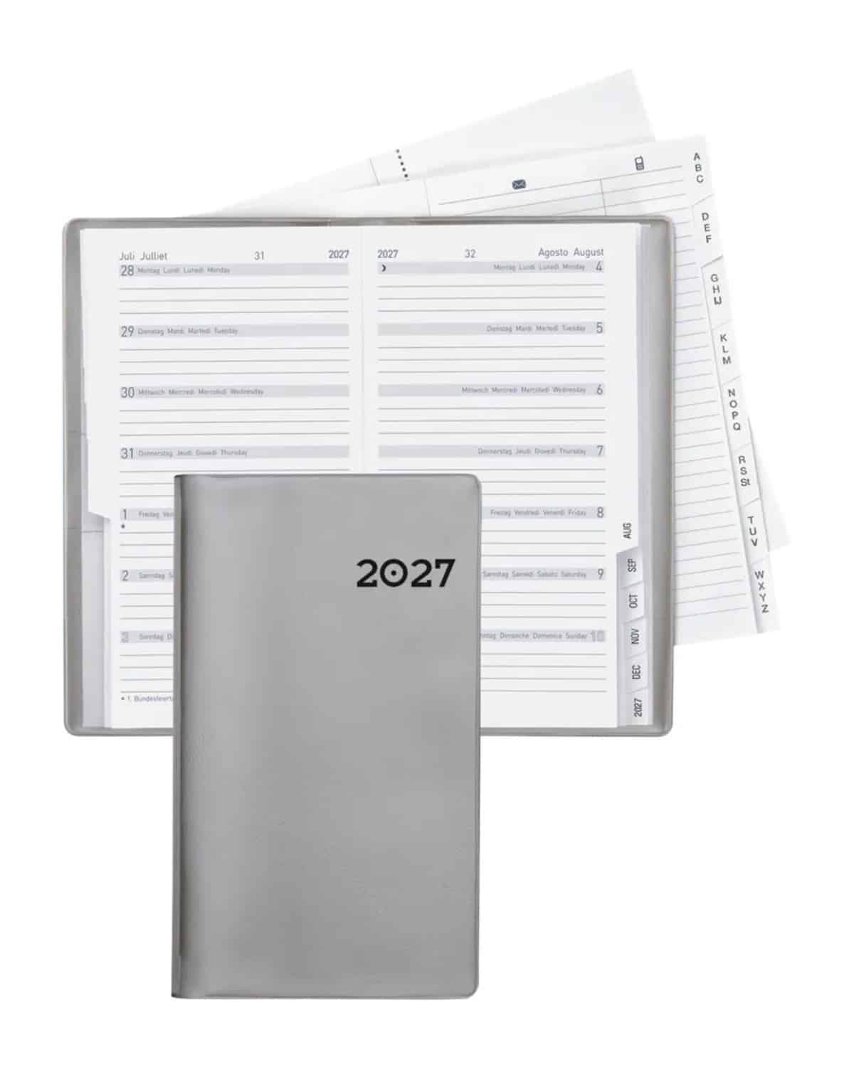BIELLA Agenda Bern 2027 851572280027U 1S/1P silber ML 8.7x15.3cm