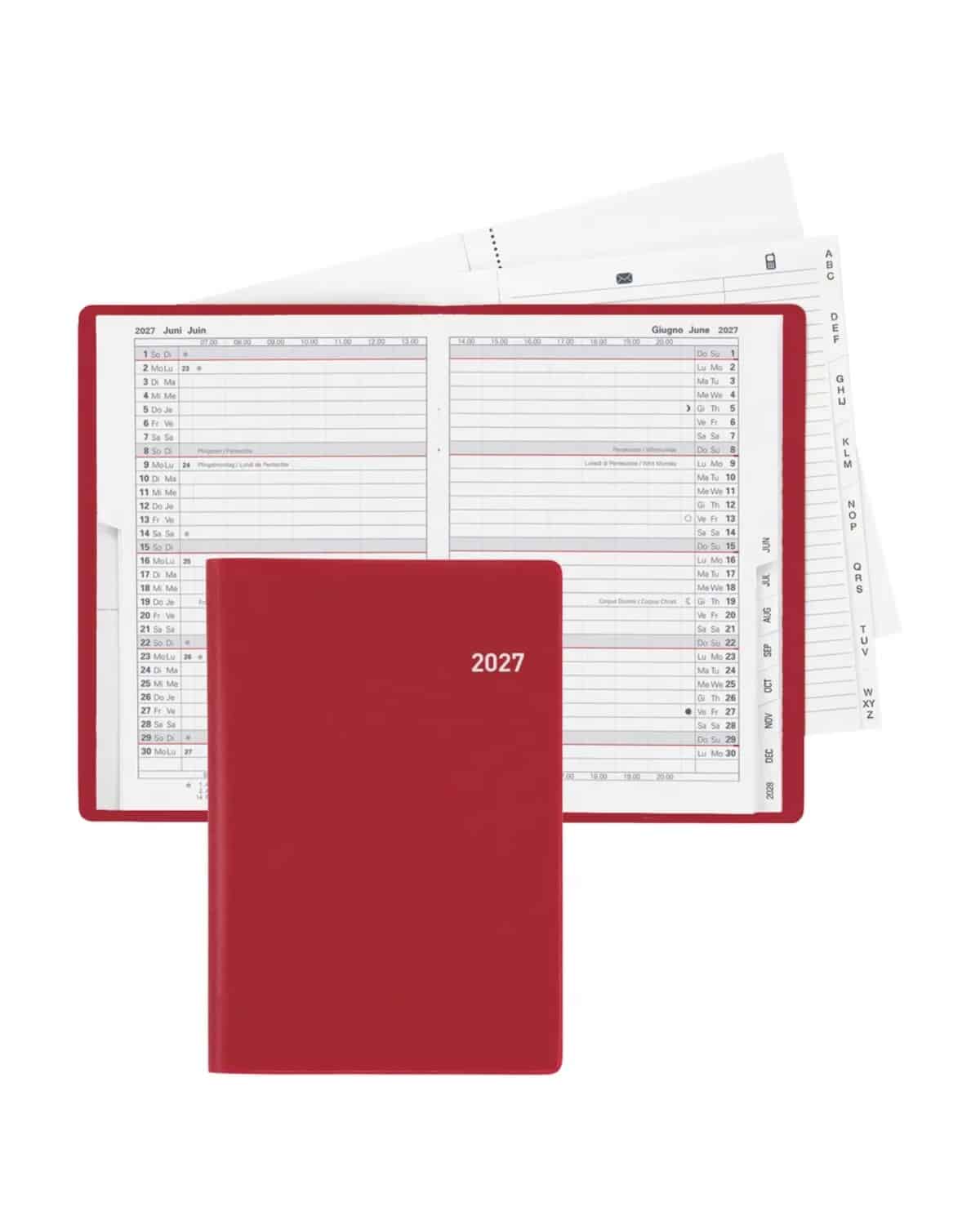 BIELLA Agenda Istanbul 2027 855612470027U 1M/2P rossovino ML 10.6x15.3cm