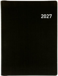 BIELLA Agenda Memento Wire-O 2027 858673020027U 1S/2P nero ML 10.1x14.2cm