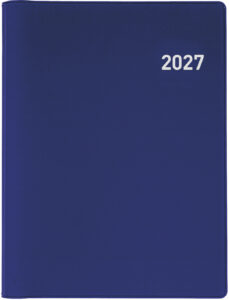 BIELLA Agenda Memento Wire-O 2027 858673050027U 1S/2P blu ML 10.1x14.2cm