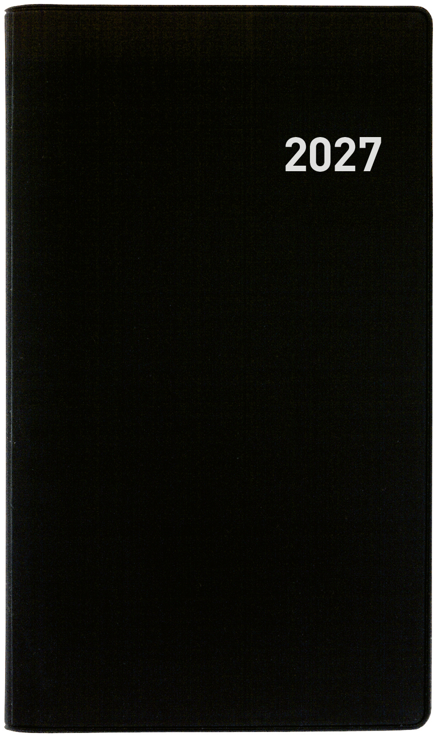 BIELLA Agenda Bruxelles Wire-O 2027 858773020027U 1S/2P nero ML 8.5x15.3cm
