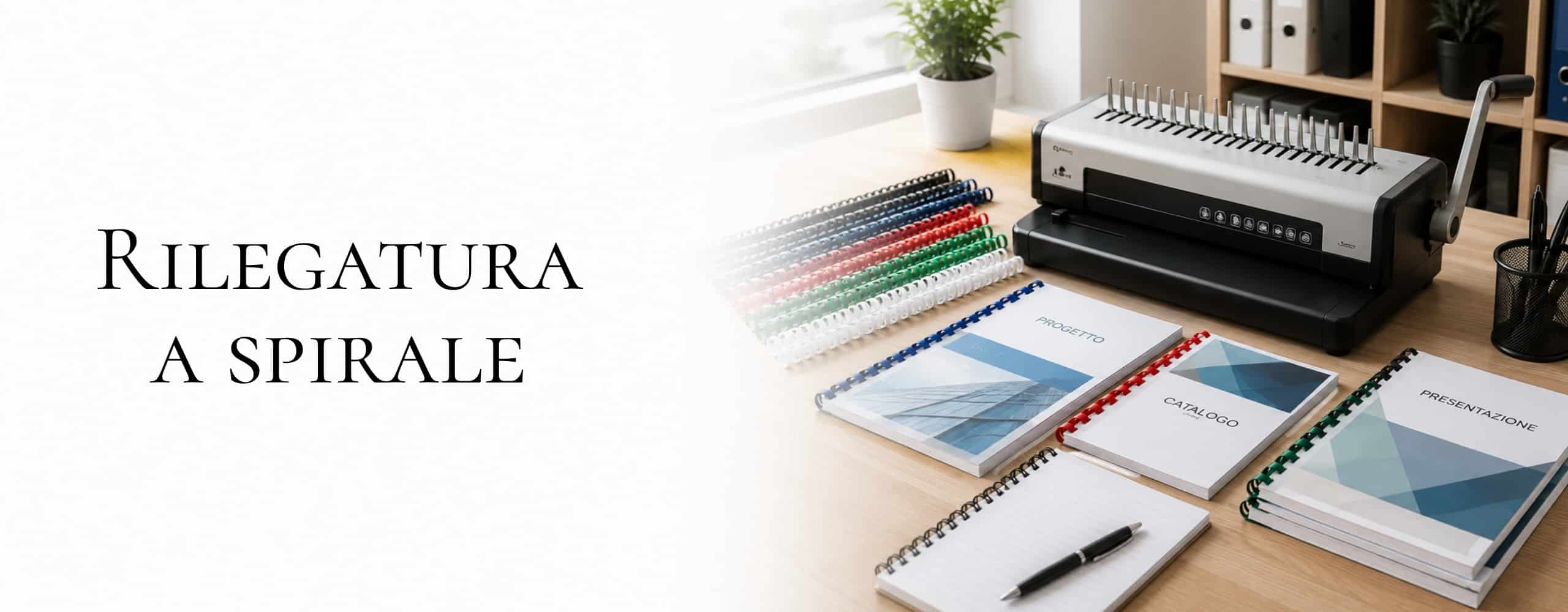 Banner pagina rilegatura a spirale