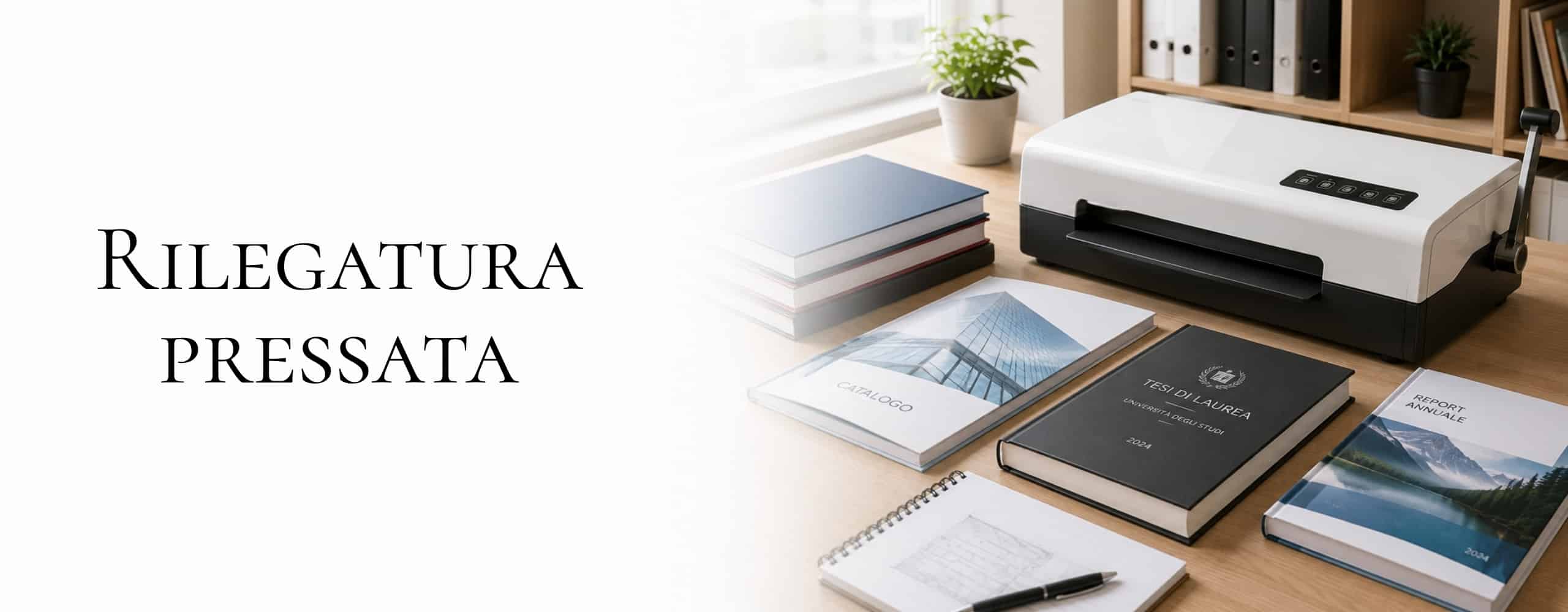 Banner pagina rilegatura pressata