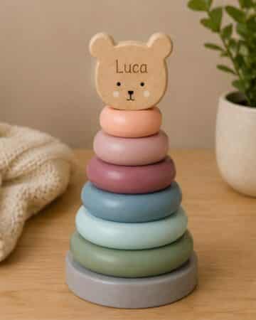 JABADABADO Torre impilabile Teddy personalizzata
