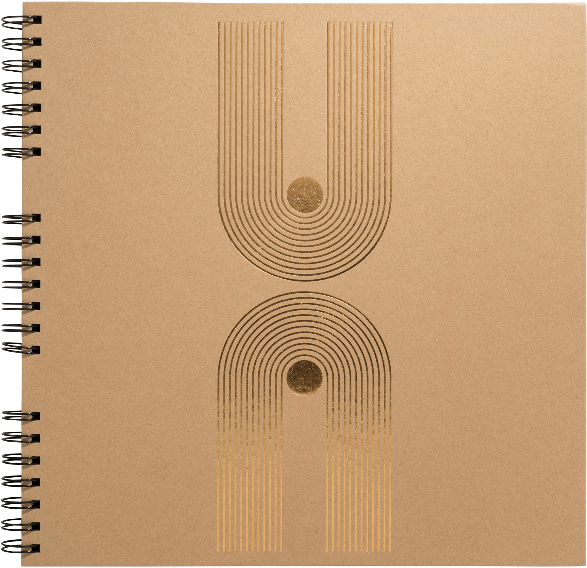 EXACOMPTA Album a spirale 32x32cm 16849E Kraft 60 pagine