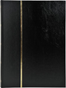 EXACOMPTA Album di francob. 22.5x30.5cm 26161E Nero 64 pagine