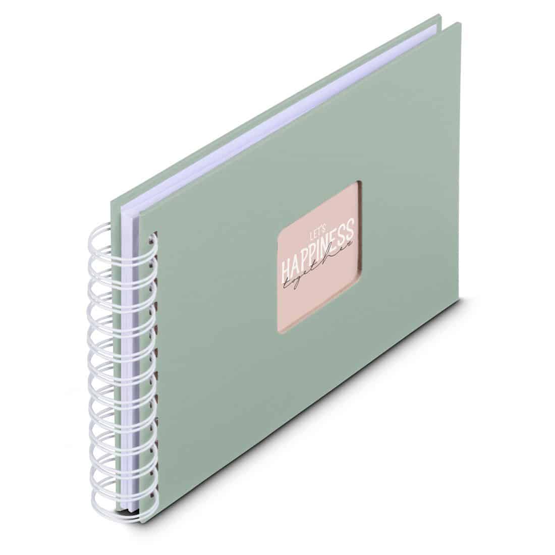 HAMA Album Fine Art 24x17cm 9866 salvia 25 pagine, bianco