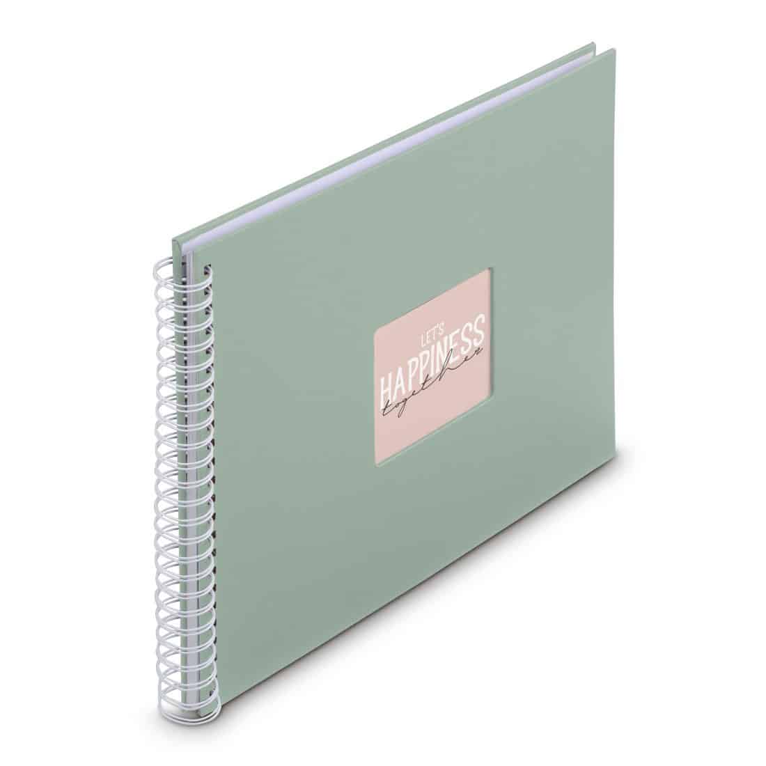 HAMA Album Fine Art 36x32cm 9868 salvia 25 pagine, bianco
